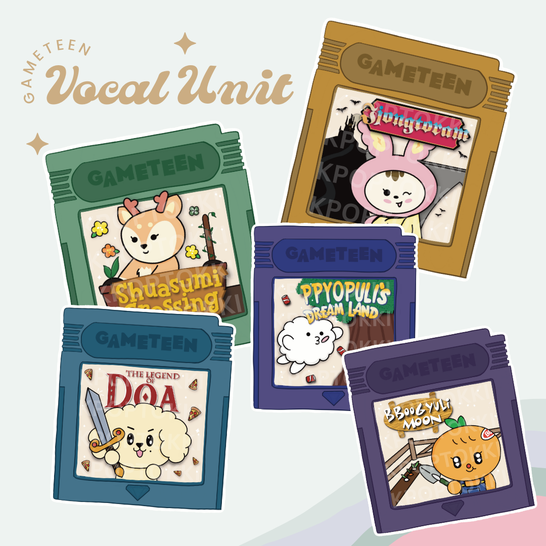 Gameteen Retro Video Game Inspired Stickers