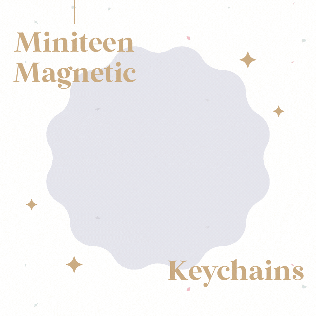 ⟡ Pre-Order ⟡ Miniteen Magnetic Heart Keychain