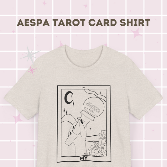 AESPA | MY | Tarot Card Inspired Lightstick Graphic Tee