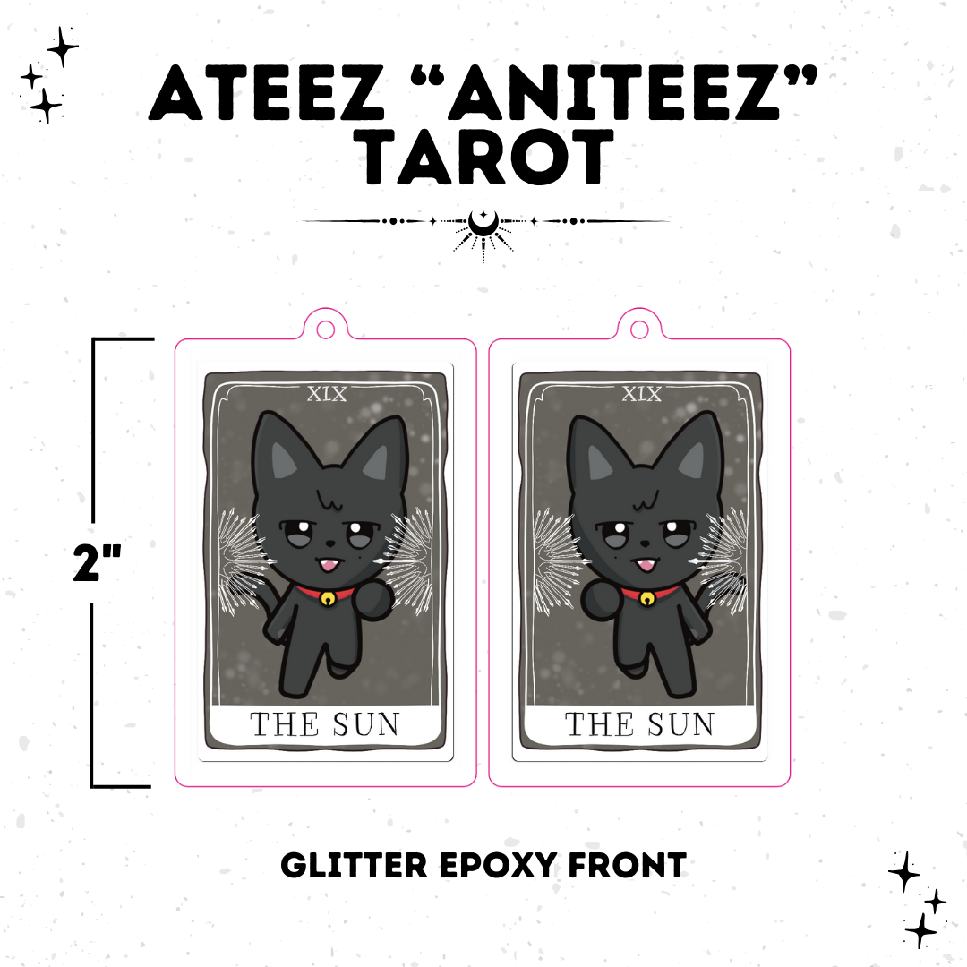 Aniteez Tarot Card Keychain