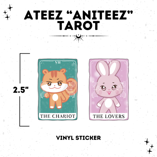 Aniteez Tarot Card Stickers ❗️PRE-ORDER❗️