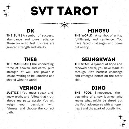 SVT Tarot Card Keychain ❗️PRE-ORDER❗️