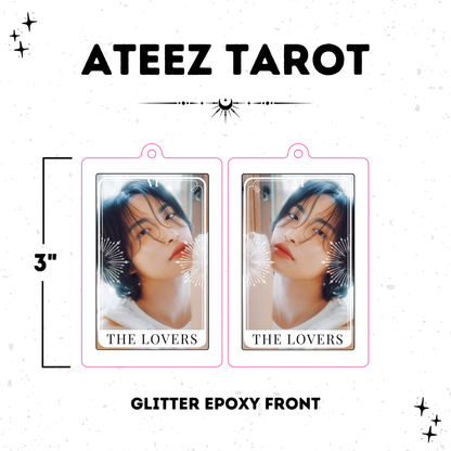 ATEEZ Tarot Card Keychain ❗️PRE-ORDER❗️