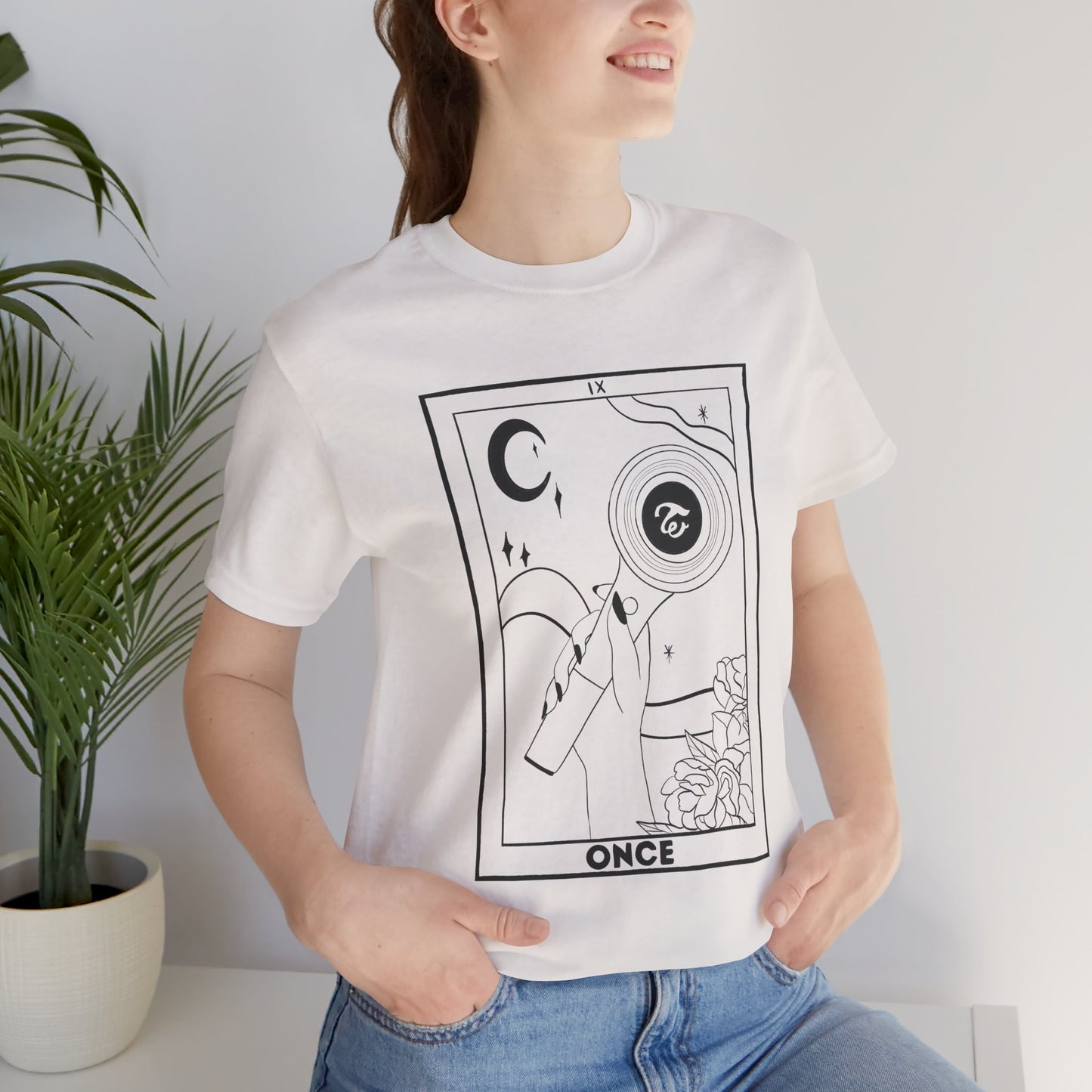 TWICE | ONCE | Tarot Card Inspired Lightstick Graphic Tee