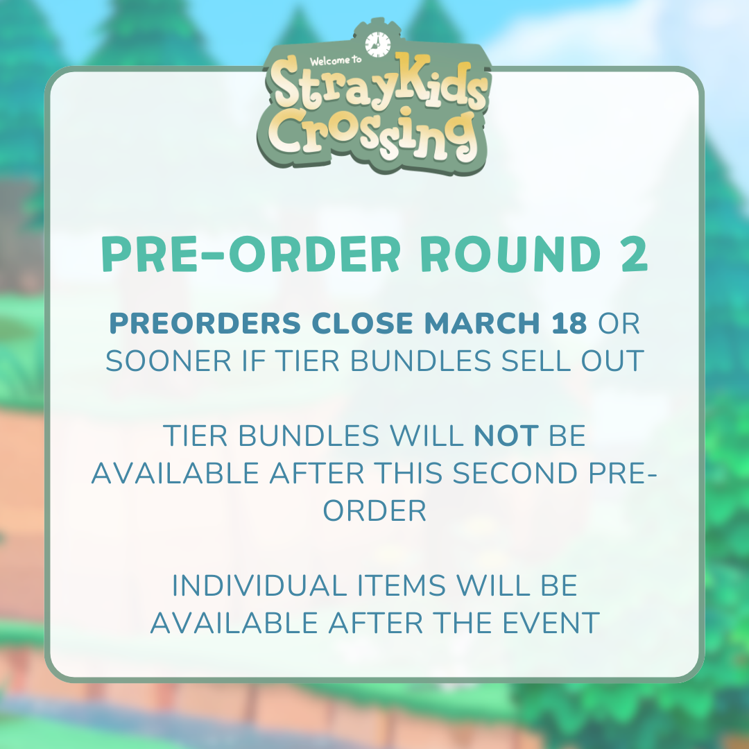 ⟡ Pre-Order ROUND 2 ⟡ SKZ Crossing 8th Anniversary Event