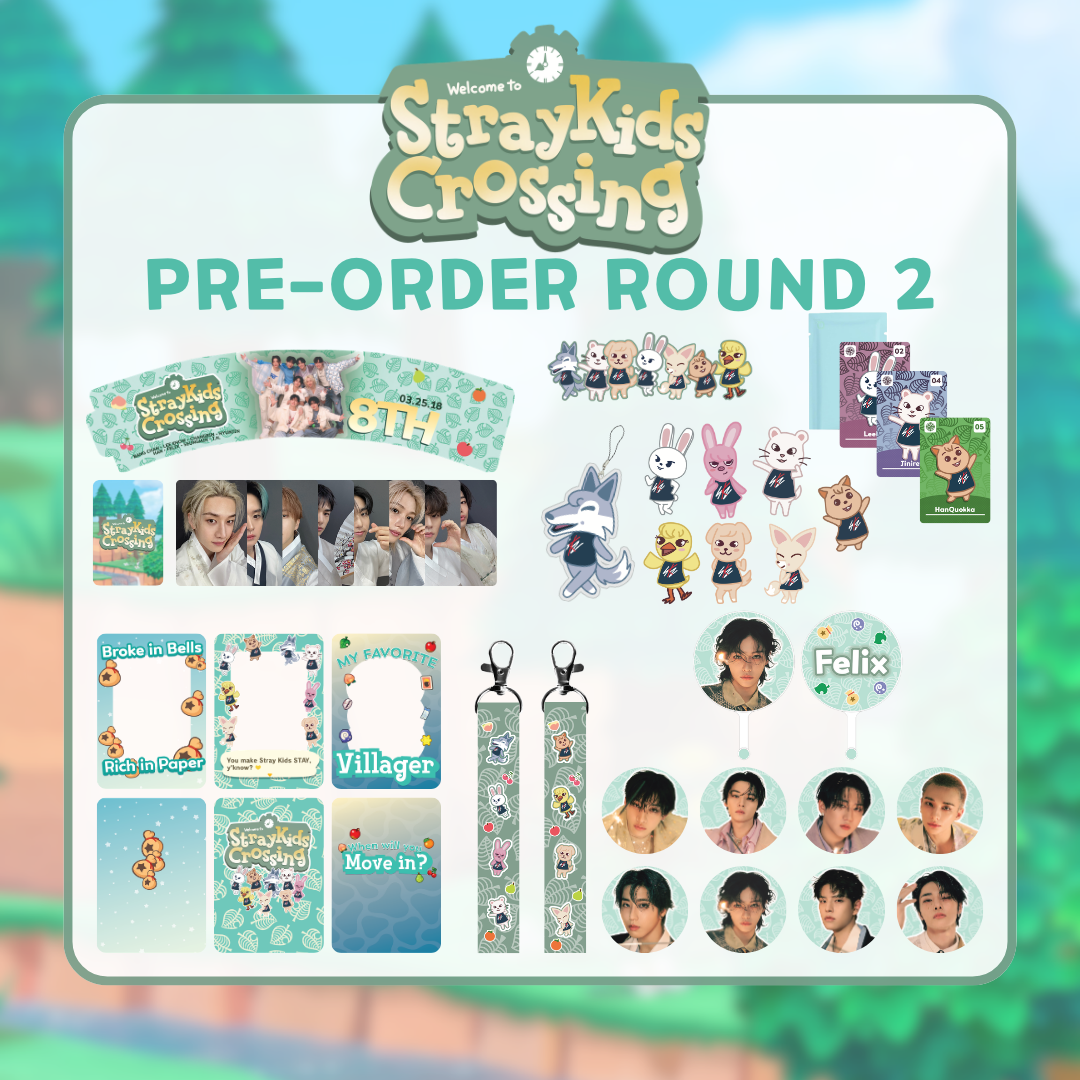 ⟡ Pre-Order ROUND 2 ⟡ SKZ Crossing 8th Anniversary Event