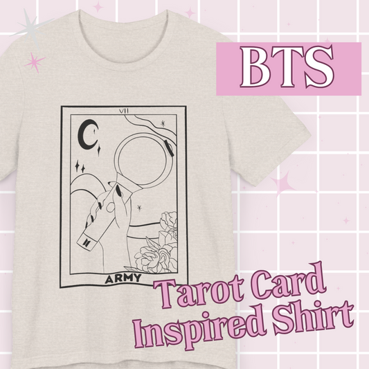 BTS | ARMY | Tarot Card Inspired Lightstick Graphic Tee