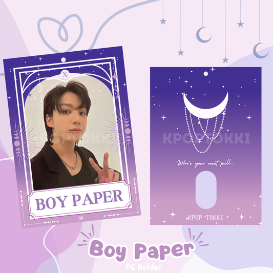 Boy Paper Tarot Inspired PC Holder ❗️PRE-ORDER❗️