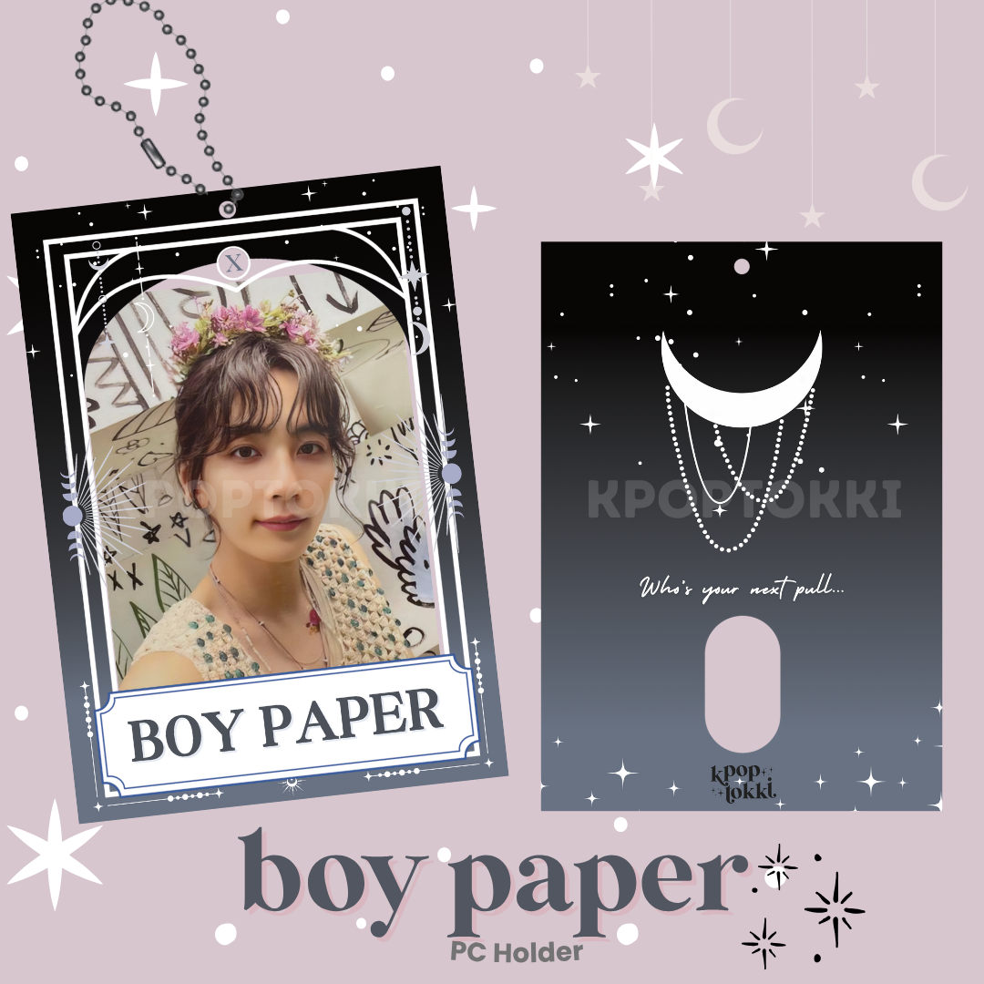 Boy Paper Tarot Inspired PC Holder