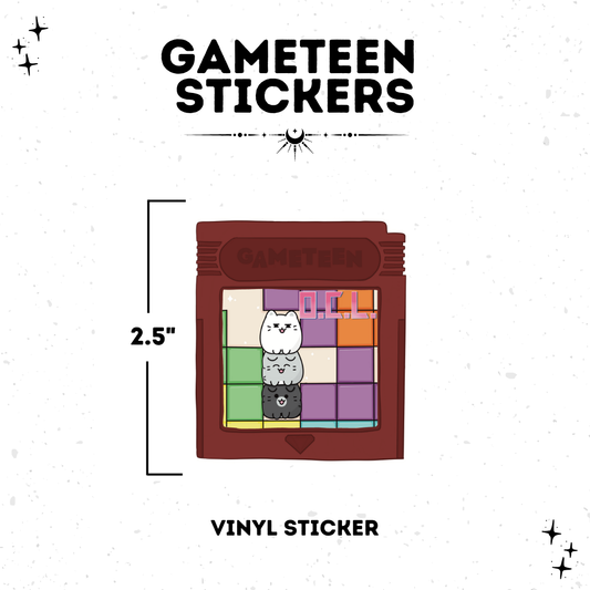 Gameteen Retro Video Game Inspired Stickers ❗️PRE-ORDER❗️