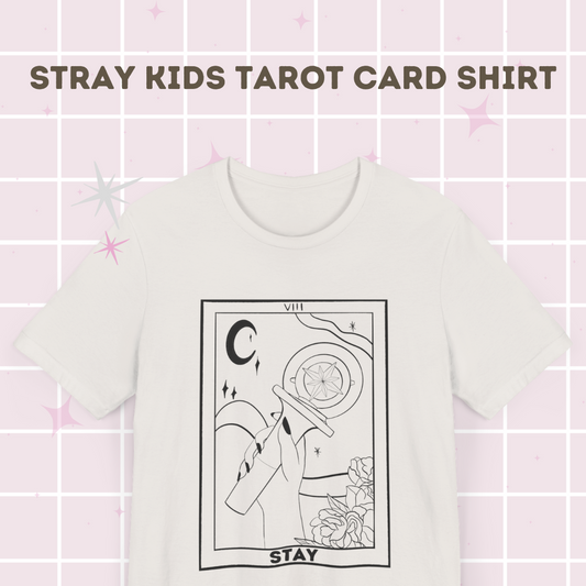 STRAY KIDS | STAY | Tarot Card Inspired Lightstick Graphic Tee