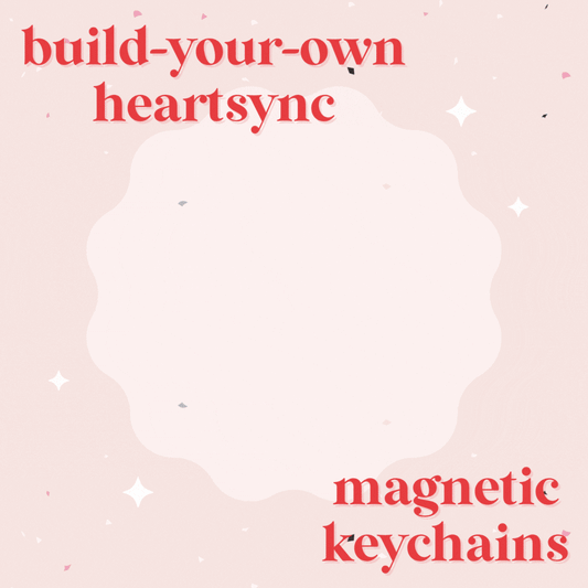 ⟡ Pre-Order ⟡ HEARTSYNC Magnetic Heart Keychain