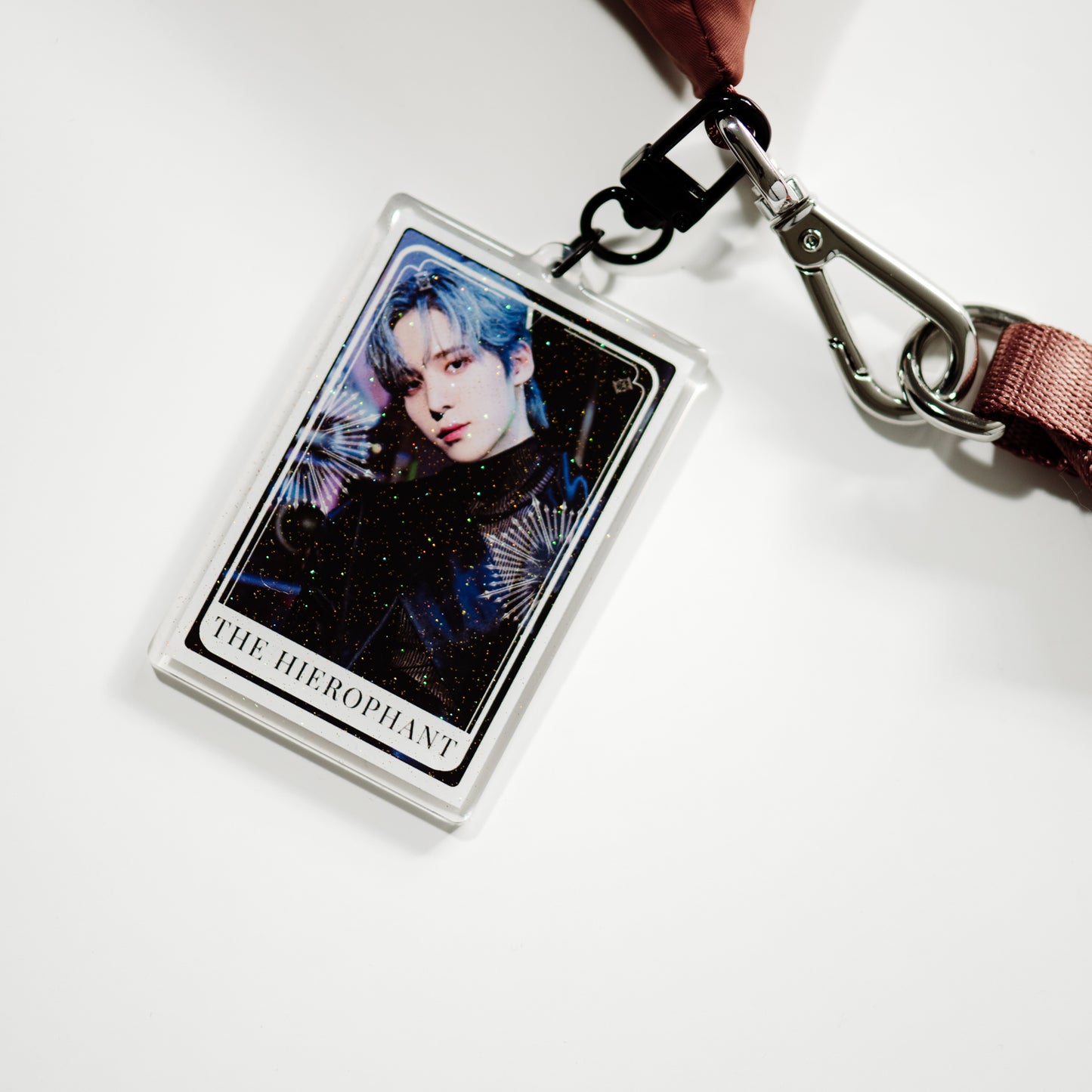 ATEEZ Tarot Card Keychain