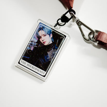 ATEEZ Tarot Card Keychain