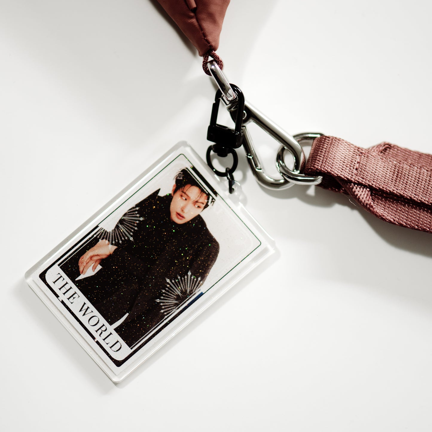ATEEZ Tarot Card Keychain