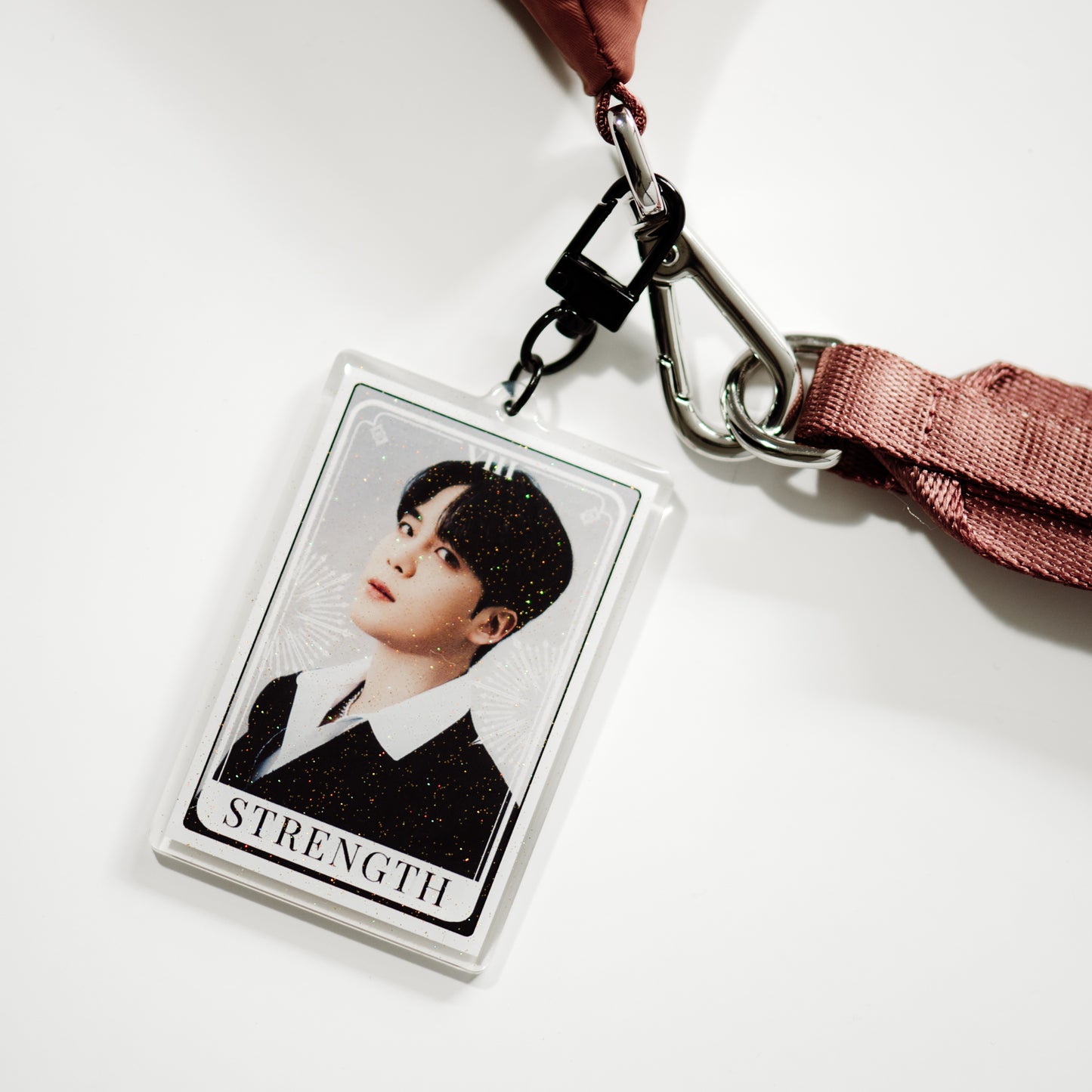 ATEEZ Tarot Card Keychain