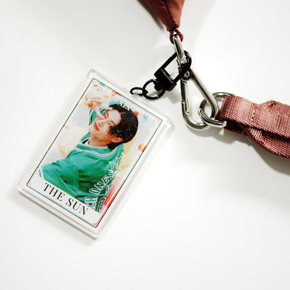 ATEEZ Tarot Card Keychain