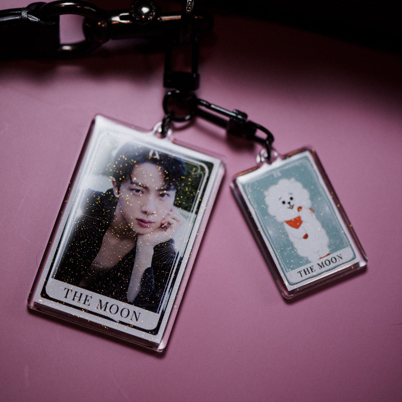 BTS Tarot Card Keychain