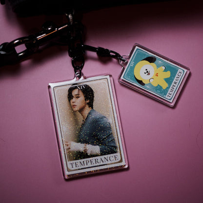 BTS Tarot Card Keychain