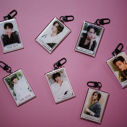 BTS Tarot Card Keychain