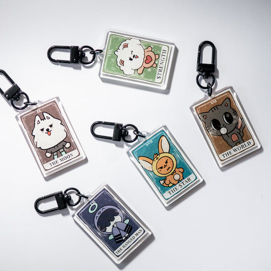Ppulbatu Tarot Card Keychain