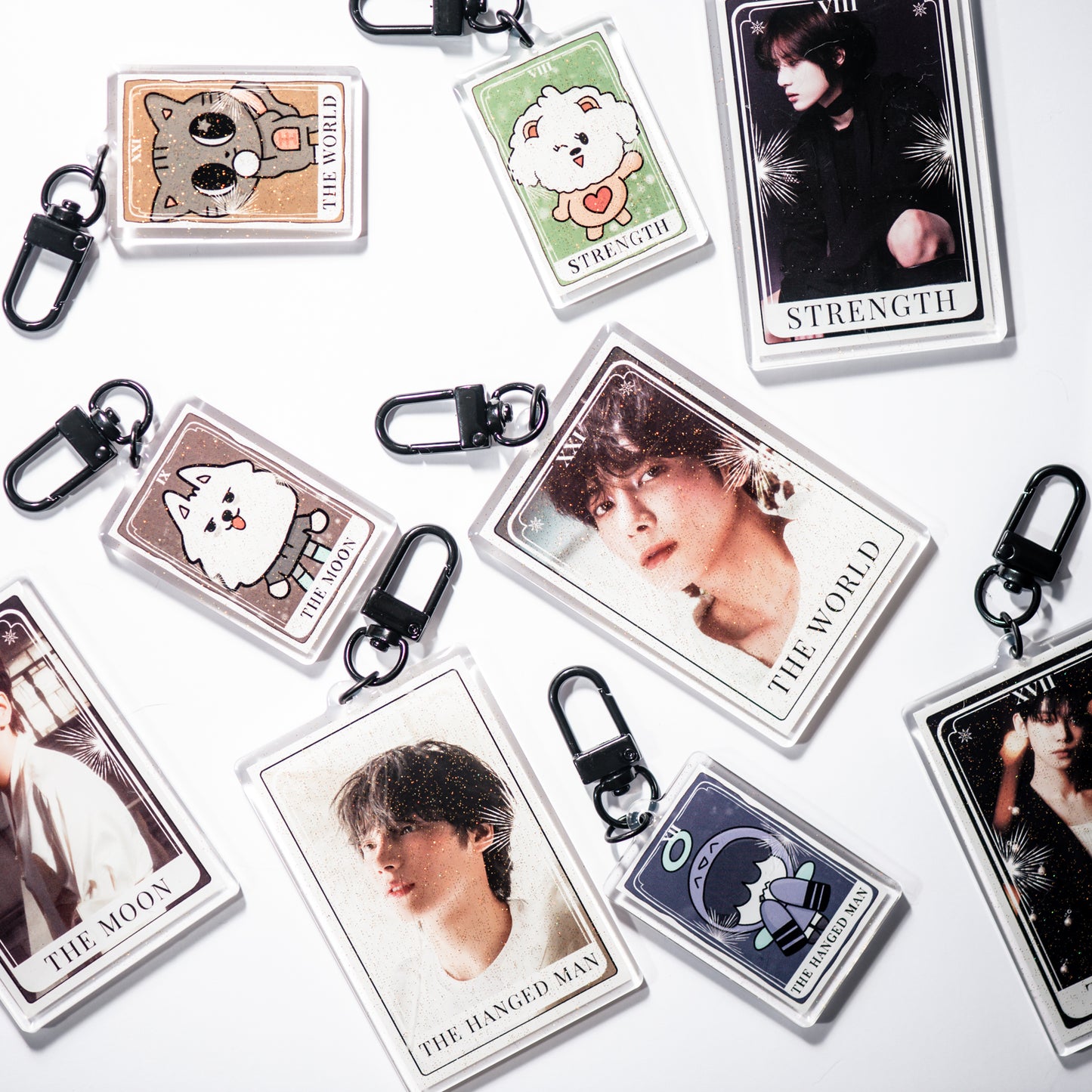 Ppulbatu Tarot Card Keychain