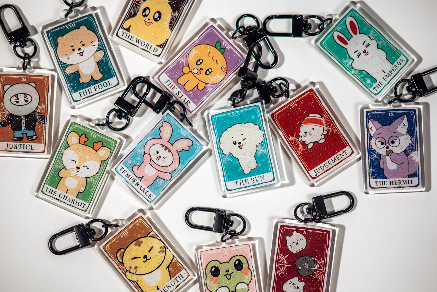 Miniteen Tarot Card Keychain