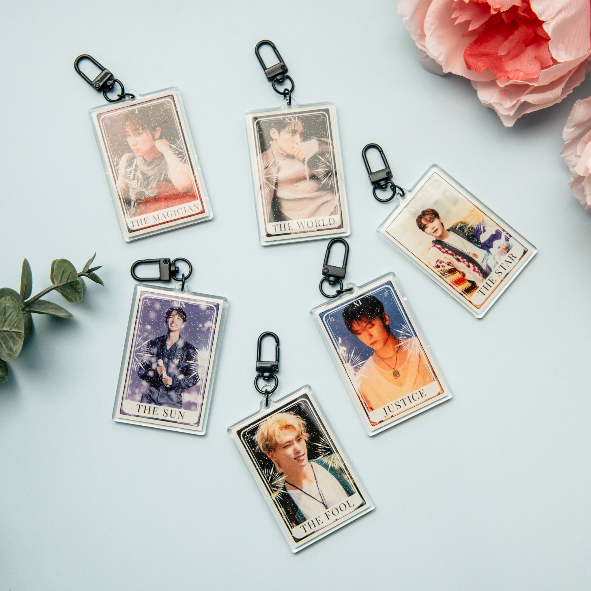 SVT Tarot Card Keychain