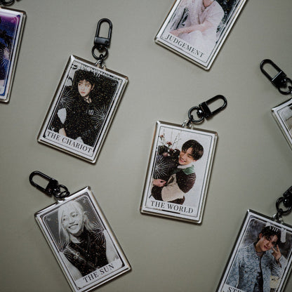 Stray Kids Tarot Card Keychain